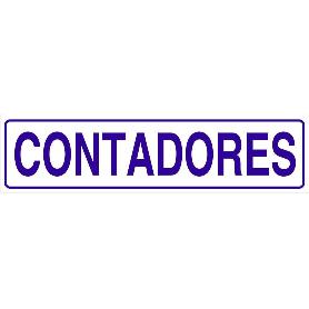 SEÑAL GLASSPACK ADHESIVA 250X62MM. CONTADORES