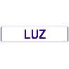 SEÑAL GLASSPACK ADHESIVA 250X62MM. LUZ