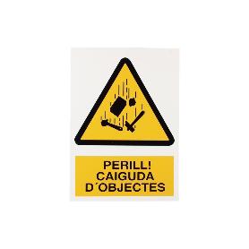 SEÑAL POLIESTIRENO 297X210 MM PERILL CAIGUDA OBJECTES
