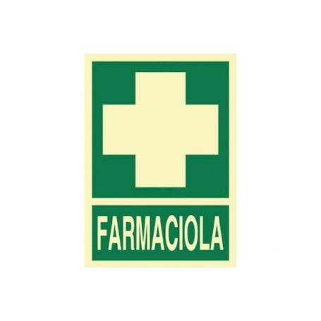 SEÑAL LUMINISCENTE 297X210MM. FARMACIOLA