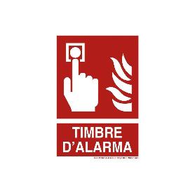 SEÑAL LUMINISCENTE 297X210MM. TIMBRE DALARMA