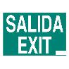 SEÑAL LUMINISCENTE 297X210MM. SEÑAL SALIDA / EXIT