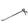 GANCHOS AZUL BLISTER VARILLA SIMPLE 22CM