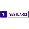 SEÑAL GLASSPACK ADHESIVA 175X45MM. VESTUARIO