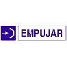 SEÑAL GLASSPACK ADHESIVA 175X45MM. EMPUJAR