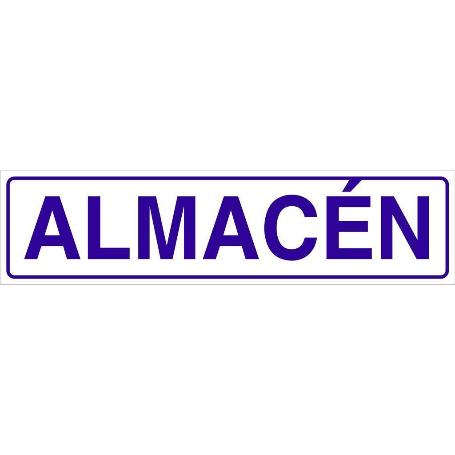 SEÑAL GLASSPACK ADHESIVA 250X62MM. ALMACÉN