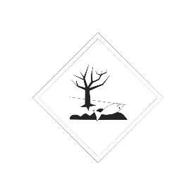 SEÑAL ADHESIVA MAT. PELIGROSAS 300X300MM. MP31