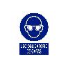 SEÑAL ADHESIVA 148X105MM. USO OBLIGATORIO DE GAFAS