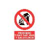 SEÑAL POLIESTIRENO 420X297MM. PROHIBIDO TIRAR BASURAS Y ESCOMBROS