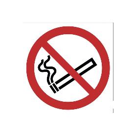 SEÑAL ADHESIVA 105X105MM. PROHIBIDO FUMAR