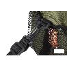 NEVERA TEXTIL PORTÁTIL MULTIBOLSILLOS COLOR VERDE/BEIGE 20 L