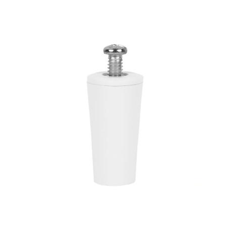 TOPE PERSIANA 40 MM BLANCO CON TORNILLO M-6   CAJA 20 UNID.