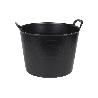CAPAZO   NEGRO  RECICLADO  42 L   48.5 X 45 X 38 CM   CAJA 6 UNID.
