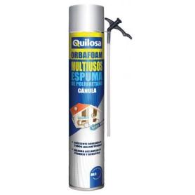 ESPUMA DE POLIURETANO SPRAY CON CÁNULA. MONO-COMPONENTE. MULTIUSOS. AMARILLO. PRESENTACIÓN 750ML