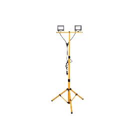 TRÍPODE TELESCÓPICO CON 2 PROYECTORES LED 2 X 20 W 6500 K 1,4 M