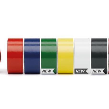 CINTA AMARILLO/NEGRO 50*33M PVC 650 MIARCO