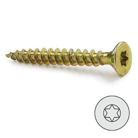 TORNILLO ROSCA MADERA CABEZA PLANA TORX LARGO 60MM DIÁMETRO 5MM (CIENTOS 250)