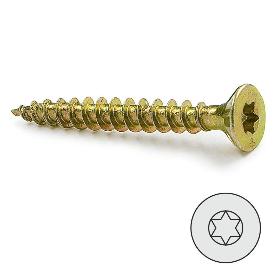 TORNILLO ROSCA MADERA CABEZA PLANA TORX LARGO 70MM DIÁMETRO 5MM (CIENTOS 200)