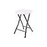 TABURETE PLEGABLE BLANCO 33X30X46CM   CAJA 4 UNID.