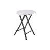 TABURETE PLEGABLE BLANCO 33X30X46CM   CAJA 4 UNID.