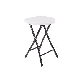 TABURETE PLEGABLE BLANCO 33X30X46CM VENTA UNITARIA