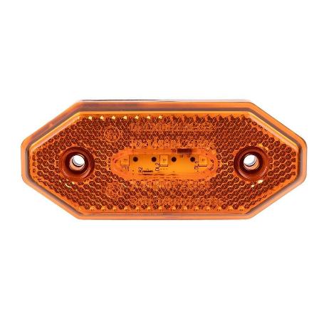 LUZ LATERAL LED CON REFLECTOR 12V/24V NARANJA