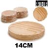 14 CMS PLATO DE MADERA PARA PULPO A FEIRA ARTEMA - PAQUETE 6 UNIDADES