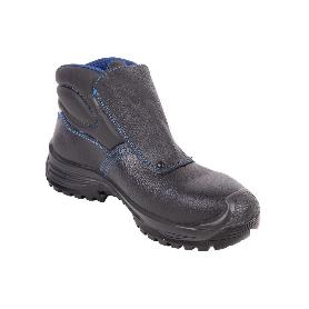 BOTA PIEL NEGRO CIERRE VELCRO S3 MODELO URIAN T 39