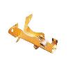 SOPORTE 12MM.FRENTE DORADO N.1