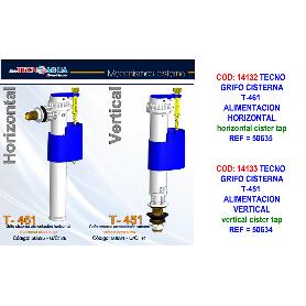 TECNO GRIFO CISTERNA T-451 ALIMENTACION VERTICAL 50634