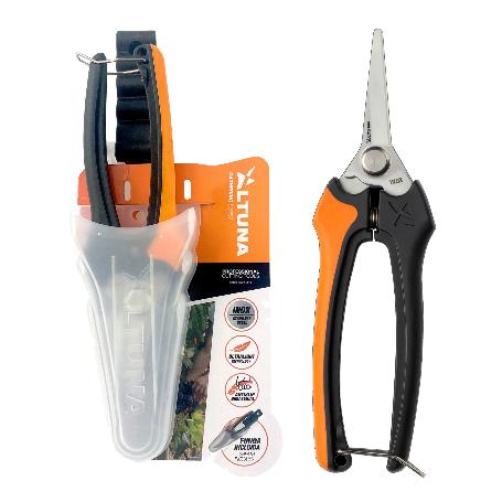 ALTUNA TIJERA 1 MANO 1262 INOX VFU 180MM HOJA RTA PUNTA REDONDEADA HORTICULTURA