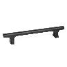 TIRADOR ALUMINIO MODELO HIKONI C160 L220 ACABADO NEGRO CEPILLADO, LATON CAVA, BRONCE ACABADO NEGRO CEPILLAD