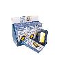 EXPOSITOR CON 12  LÁMPARAS DE INSPECCIÓN COB LED Y PANEL SOLAR
