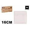 16X16 CMS ELITE IVORY PLATO CUADRADO PAN PORCELANA ECONOMICO LAMEDITERRANEA