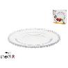 20 CMS PLATO REDONDO PRESENTACION CRISTAL MODELO CORAZON