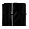 MANGUITO ANTIGOTEO ESTUFA NEGRO LACADO 150 MM ANTIVM150