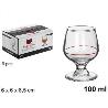 10 CLS COPA COÑAC BRANDY FILO ROJO ALESSANDRO - CAJA 6 UNIDADES