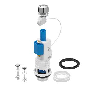 TECNO DESCARGADOR WC CISTERNA BAJA T280 N+ DOBLE DESCARGA CABLE CON KIT