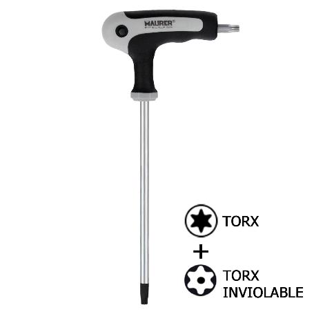 LLAVE TORX MAURER CON MANGO T T06 INVIOLABLE