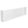 REJILLA DE VENTILACIÓN PARA HORNO. ALUMINIO. BLANCO. 8 VARILLAS