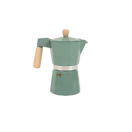CAFETERA ITALIANA DE INDUCCIÓN VERDE 6 TAZAS
