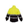 FORRO POLAR DE ALTA VISIBILIDAD MODELO ALTAIR AMARILLO Y AZUL TALLA M