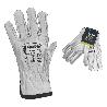 GUANTE SIFER PIEL FLOR VACUNO 1ª GRIS RIVETE T-7 BABIECA (CAJA 12 UNIDADES)