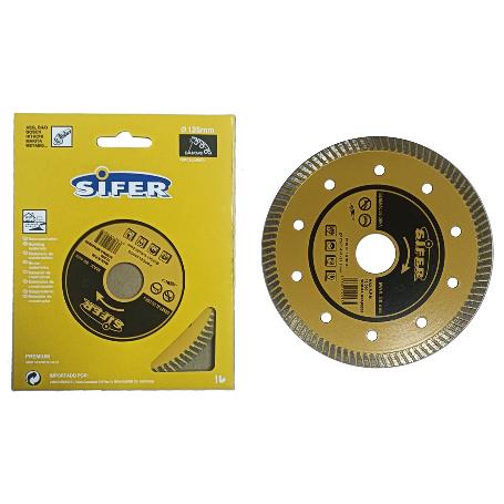 SIFER DISCO DIAMANTADO PORCELANICO 125X1.4X8.0X22.2 68P125-CK850