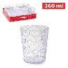 VASO  PARA EXTERIOR Y PISCINAS IMITACION CRISTAL 360 ML POLIESTIERNO TRANSPARENTE MODELO HEXA