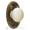 LAESTRELLA TIRADOR POMITO VINTAGE PARA ARMARIO CRETA 6688BE BRONCE Y PORCELANA CRAQUELADA BEIGE