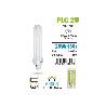 26W LAMPARA BOMIBLLA BAJO CONSUMO PLC 2PIN 6400K LUZ FRIA OSSUM
