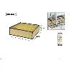 ORGANIZADOR DE BRAGUITAS,SUJETADORES,CALZONCILLOS PARA ARMARIO 16 COMPARTIMENTOS BEIGE