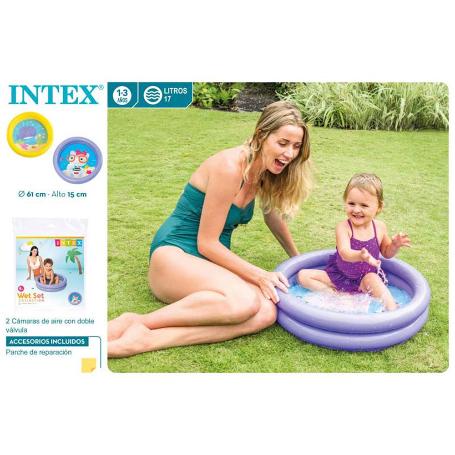 PISCINA BEBE HINCHABLE AROS 61X15 CM