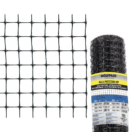 MALLA PROTECTORA BOP 16 X 16 MM. 40GMS/M2. 2 M. X 200 M.